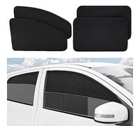 XCBYT Parasole per finestrini auto, confezione da 4 tende Priavcy, parasole per finestrini laterali per bambini, blocco della luce al 99%, per campeggio, sonnellini, sonno, allattamento al seno