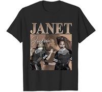 XCCT32er Janet Jackson Shirt Janet Jackson Together Again Tour T Shirt Unisex Short Sleev