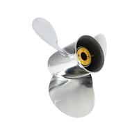 XCDEOPIT Compatibile con elica fuoribordo Mercury 11 * 15 in Acciaio Inossidabile 25 30 35 40 45 48 50 55 60 70 75hp Motore navale 13 Denti scanalati 11x15