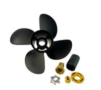 XCDEOPIT Compatibile con elica fuoribordo Mercury 90-300hp 14 * 17 in Lega di Alluminio for Barche, Vite a 4 Pale, Motore for Navi a 15 scanalature