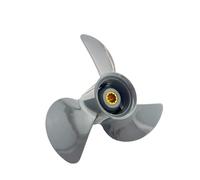 XCDEOPIT Elica fuoribordo Compatibile con Motore for Barca H 25hp 30hp 9 1/4 * 12 in Lega di Alluminio Vite a 3 Pale e 10 scanalature, Parte del Marino for Nave