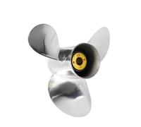 XCDEOPIT Elica fuoribordo Compatibile con Motore Mercury 11 1/8 * 14 in Acciaio Inossidabile 25 30 35 40 45 48 50 55 60 70 75hp, Denti scanalati 13, 1/8x14