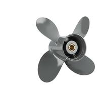 XCDEOPIT Elica fuoribordo H 8hp 9.9hp 15hp 20hp 1/4 * 10 Vite in Lega di Alluminio Motore for Barca 4 Pale 8 scanalature Parte del Motore Marino