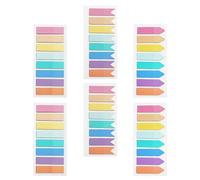 Xcdhemde® 1200 Pezzi Segnapagina Adesivi Set, Note Adesive Tabs, Morandi Segnapagina Plastificati, Sticky Notes foglietti adesivi, per Ufficio Scuola Casa