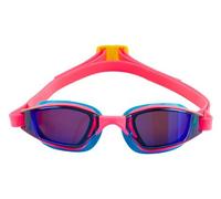 Occhialini Aqua Sphere Xceed rosa intenso con lenti a specchio blu