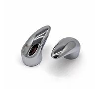 Xcel Home Coppia di manopole cromate per rubinetto caldo e freddo, HD186, per rubinetti miscelatore lavabo e lavello