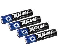 XCELL LI 4XAAA - Batteria al litio, AAA (Micro), 1000 mAh, confezione da 4 pezzi