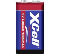 XCELL Litio Batteria 9V Blocco 1200 mAh 6AM6