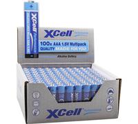 Xcell 146960 - Batteria alcalina, 1,5 V, micro AAA, confezione da 100
