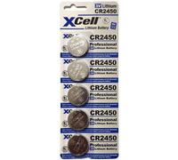 XCell Pila a bottone CR2450 (per molti piccoli dispositivi, lunga durata, bassa autoscarica) 145594
