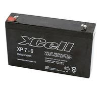 XCell XCEXP76 XP 7 - 6 Batteria al piombo 6 V Piombo-AGM (L x A x P) 151 x 100