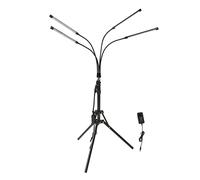 Xcello Lampade a Infrarossi Red Lights Device, Luce a Infrarossi 660nm 850nm Per Alleviare Il Dolore con Supporto Regolabile E 4 Teste(EU-24 pollici)