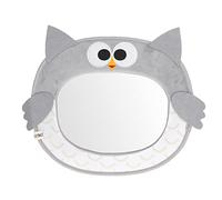 Xcello Specchio Per Auto Per Bambini Cartoon, Adorabile Specchio Per Seggiolino di Sicurezza Per Bambini Per Un Giro Gioioso(33cm-Gufo)