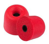 Xcessor Bullet FX-30 - Auricolari di ricambio in schiuma, misura media, confezione da 8, colore: Rosso