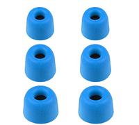 Xcessor Bullet FX-49 - Confezione da 6 auricolari di ricambio in schiuma confortevole, misura S/M/L, colore: Blu