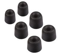 Xcessor Bullet FX-49 - Confezione da 6 auricolari di ricambio in schiuma confortevole, taglia S/M/L, colore: Nero