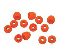 Xcessor Ricambio Auricolari Earbud/Earpad in Silicone 7 Paia (Set da 14 Pezzi). Compatibile con la Maggior Auricolare Cuffie Marche. Taglia: MEDIO (M). Colore: Arancione