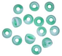 Xcessor Ricambio di Alta Qualita Auricolari Earbud/Earpad in Silicone 7 Paia (Set da 14 Pezzi). Compatibile con la Maggior Auricolare Cuffie Marche. Taglia: MEDIO (M). Verde Smeraldo