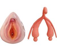 XCGDNVRDP Anatomia dell'apparato riproduttivo, Modello Combinato Vulva/clitoride da 2 Pezzi, Modello di Utero Umano, for l'insegnamento e la Pratica dell'anatomia dell'apparato riproduttivo