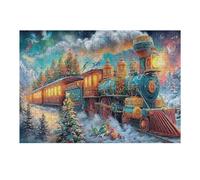 XChristmas Train Puzzle 300 Pezzi Rompicapo Creativo Artistico Science Fiction Stimolo Della Creatività Attività Per Il Tempo Libero Regalo Per Persone Creative 300 PCS