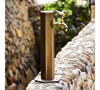 XCHSXYL 304 Stainless Steel Vertical Garden Water Column, Floor Mount Water Tap, Complete Accessories, for Garden Irrigation And Watering(50cm)