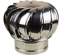 XCHSXYL Cappuccio di Scarico Rotante Cappuccio di Scarico Cappuccio di Scarico Girante Ventilatore a turbina Soffiatore Impermeabile Antipioggia Acciaio Inossidabile Cappuccio di Scarico Tetto Soffi