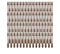 XCHSXYL Corda per Porta con Perline di Legno Naturale, Tenda con Perline di Zucca di Sandalo, divisorio per Sala da Pranzo, Installazione Senza Foratura, Tenda con Perline 21/25
