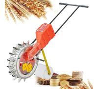 XCHSXYL Seminatrice a rulli, seminatrice Manuale a Spinta, seminatrice a File in Acciaio Inossidabile per Mais, spaziatura Regolabile tra Le Piante (12 bocche)