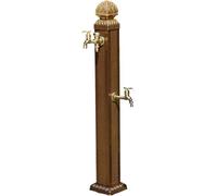 XCHSXYL Vertical Garden Water Column with Copper Faucet & Double Outlet Courtyard