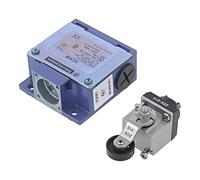 XCKM115 Interruttore di fine corsa R leva 34,5 mm, rullo in plastica Ø 19 mm ...