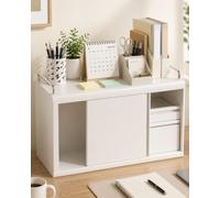 XCLOOZGL Portacapsule in Metallo per Cucina, Supporto per Caffettiera con Cassetto, Mini-Armadietto da Piano di Lavoro, Mobile Contenitore per Soggiorno, Camera, Bagno E Ufficio,W 50cm