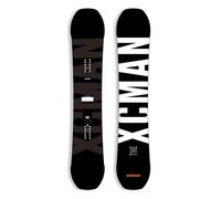 XCMAN Pacchetto Completo da Snowboard da Uomo Monochrome Cosmos Premium + Attacchi 360 seco Pro + Scarponi MOZ Dual-Dial, All Terrain per Principianti-152W 360 seco Pro Nox-1 Scarponi 45