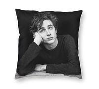 XCNGG Federa Timothee ChaLamet Square Pillow Case Comfy Cushion Cover Sofa Decorative 18"X18"