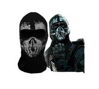 Xcoser costume cod Ghosts maschera terrore Wry maschera Smorfia Halloween Cosplay