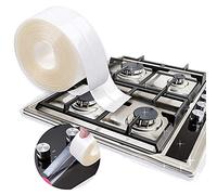 XCOZU Nastro Sigillante Autoadesivo Non Residuo, Impermeabile e a Prova di Muffa, Nastro Sigillante Trasparente in PVC per Vasca da Bagno Cucina Lavandino Doccia WC e Parete Sigillante