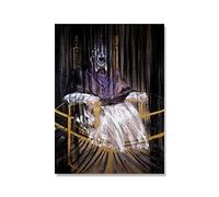 XCPORA Francis Bacon Poster Astratto 《Figura》Arte della Parete Francis Bacon Stampe Francis Bacon Quadro su Tela per la Decorazione della Parete di casa Immagine 60x80cmx1 Senza Cornice