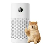 xCREAS Purificatore d'aria compatibile con Apple Home, Alexa, Google Home, filtro HEPA H13, prefiltro lavabile, modalità Eco risparmio (purificatore d'aria da 83 m² con opaco)