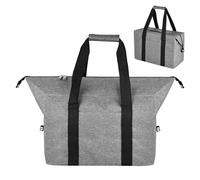 XCRPRT Borsa termica da 20 l, pieghevole, grande, termica, termica, per la spesa, impermeabile, resistente allo sporco, per famiglia, ufficio, campeggio, picnic, viaggi, barbecue, shopping
