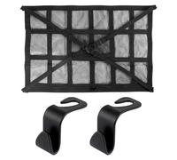 XCRPRT Rete bagagli per Auto, 90 cm x 65 cm, Rete bagagli per Auto, Retes universale per tetto auto, rete con coulisse regolabile per la maggior parte dei tipi di veicoli