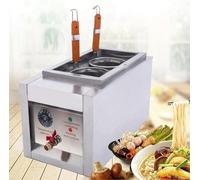 XCSCUK Cuoci Pasta Commerciale, Macchina per Cucinare Noodle, Caldaia per Noodle a 2 filtri, cuoci Noodle per ristoranti