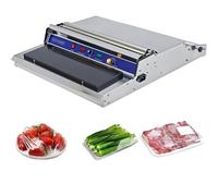 XCSCUK Dispositivo per imballaggio con Film Estensibile, Macchina per sigillare/Tagliare Pellicola Trasparente, con Piastra riscaldante, per supermercati