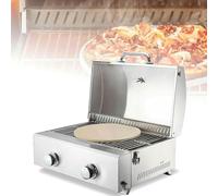 XCSCUK Forno per Pizza a Gas Commerciale, Macchina per Pizza da Tavolo da 12 Pollici, Forno Multifunzionale per Snack, per ristoranti, cucine