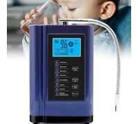 XCSCUK Ionizzatore d'Acqua, Macchina del depuratore d'Acqua, PH 3.5-10.5 alcalina Acido Macchina dell'Acqua, Auto-Pulizia, per Cucina, Sala da Pranzo (Blue)