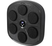XCSCUK Macchina da Boxe Musicale, Bersaglio per Esercizi di Boxe Montato a Parete con guantoni da Boxe per Palestra, casa (Carbon Fiber)
