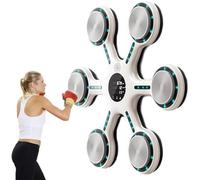 XCSCUK Macchina da Boxe Musicale, Bersaglio per Fitness da Boxe Montato a Parete, Attrezzatura da Allenamento per Boxe Bluetooth Intelligente per la Reazione Occhio-Mano dell'esercizio