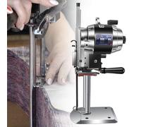 XCSCUK Macchina da Taglio per Tessuti, Macchina da Taglio per Tessuti Industriale Verticale a Lama, Adatta per fabbriche di Abbigliamento, Negozi di Abbigliamento (12in)
