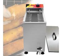XCSCUK Macchina per Bastoncini per Hot Dog al Formaggio in Acciaio Inossidabile, Temperatura Regolabile, friggitrice Automatica per Corn Dog per la Cucina Domestica