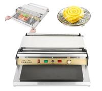 XCSCUK Macchina per Il confezionamento con Pellicola Trasparente da 300W, sigillatrice elettrica per Pellicola da 450mm, Gamma di Temperatura 0-5°C, per supermercati/Negozi di Frutta
