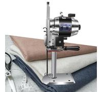 XCSCUK Macchina per Il Taglio di Tessuti, Macchina per Il Taglio Verticale della Pelle con Dispositivo di rettifica Automatico, Adatta per Fabbrica, Negozio di Abbigliamento (13in)