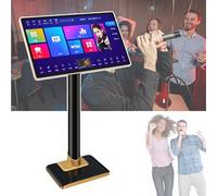 XCSCUK Macchina per Karaoke, Altoparlante Karaoke da 19/21,5 Pollici, 10.000-165.000 brani integrati, Adatto per Feste in casa/KTV (21.5 inch)
